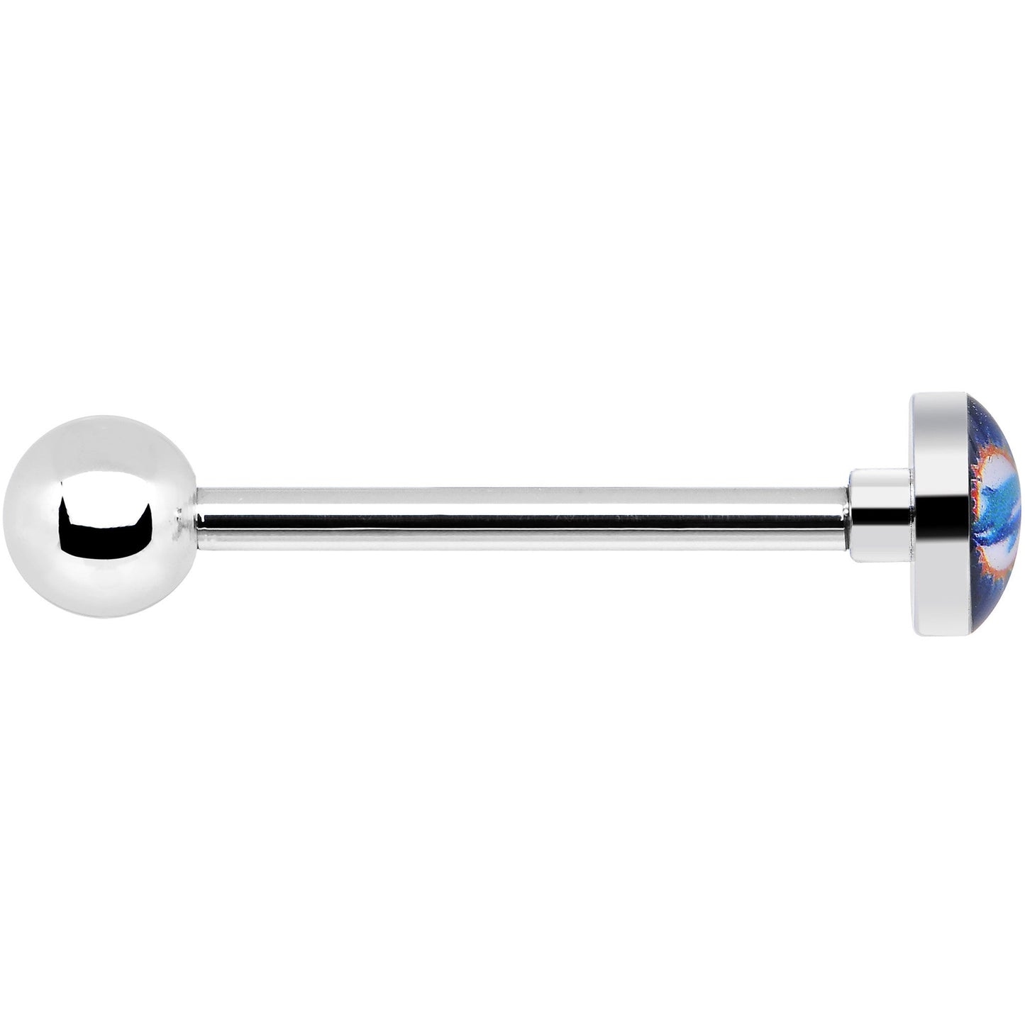 Officially Licensed NFL Miami Dolphins Barbell Tongue Ring