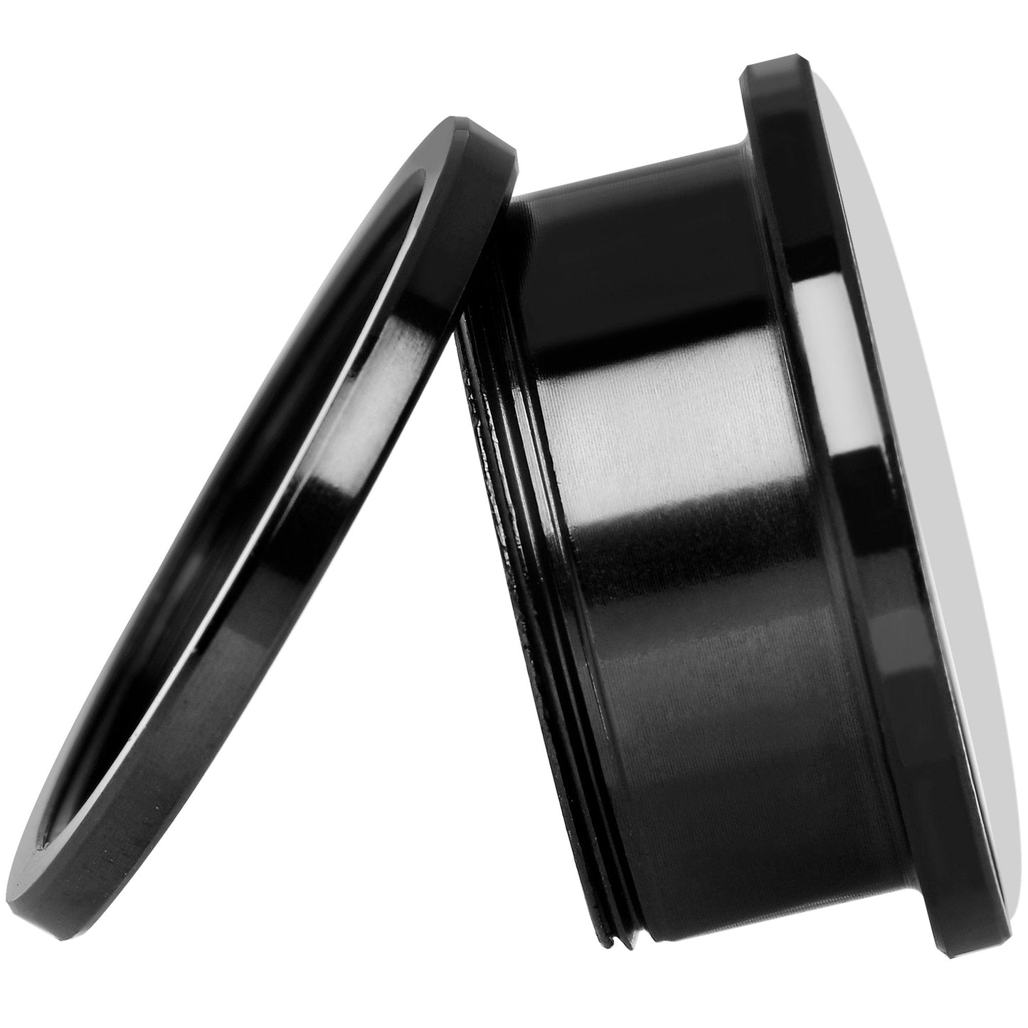Green Grenade Black Anodized Screw Fit Plug Set 20mm