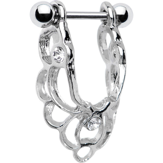 Crystalline Gem Elegant Cartilage Earring