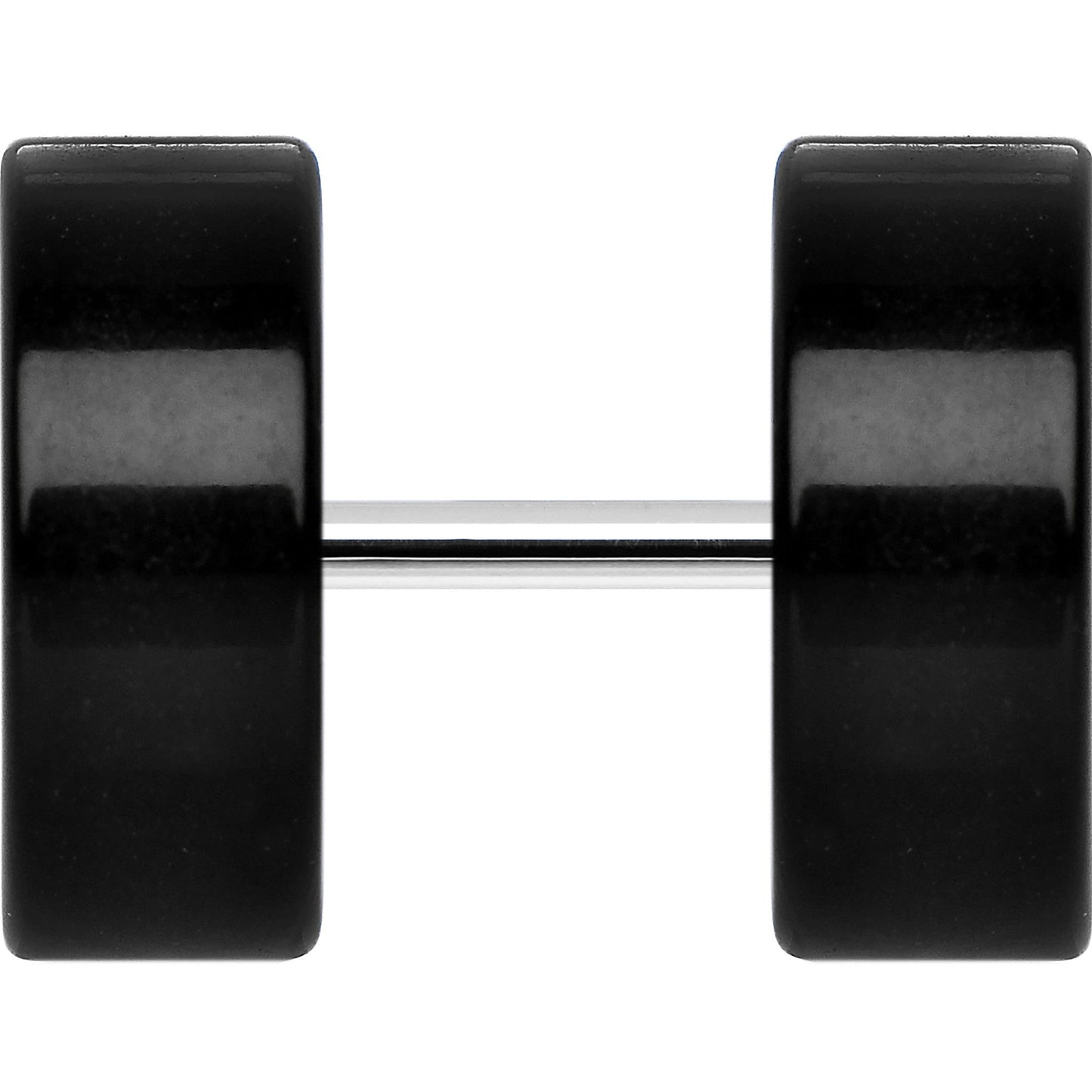 Black Acrylic Cheater Plug Set Looks Like 00G