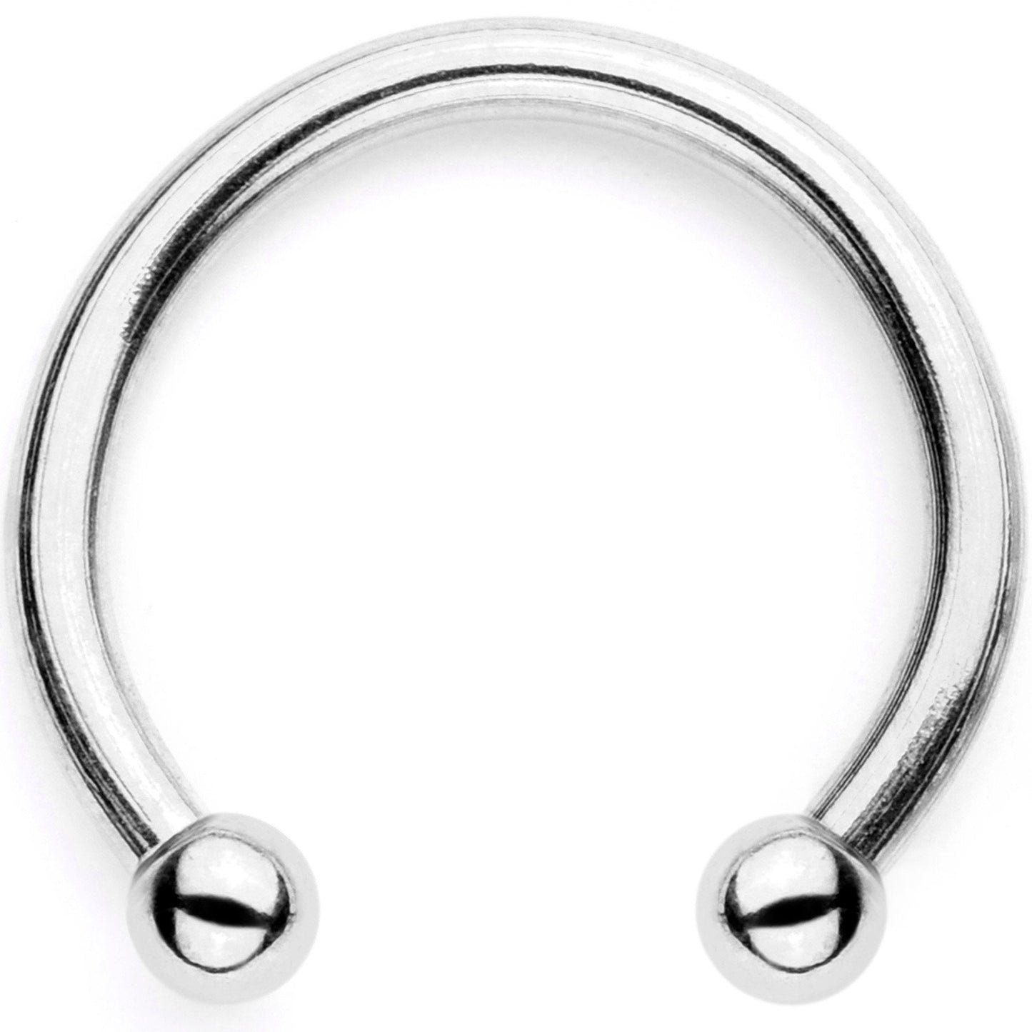 16G Teal Faux Opal Twisted Horseshoe Clip On Fake Septum Ring Set