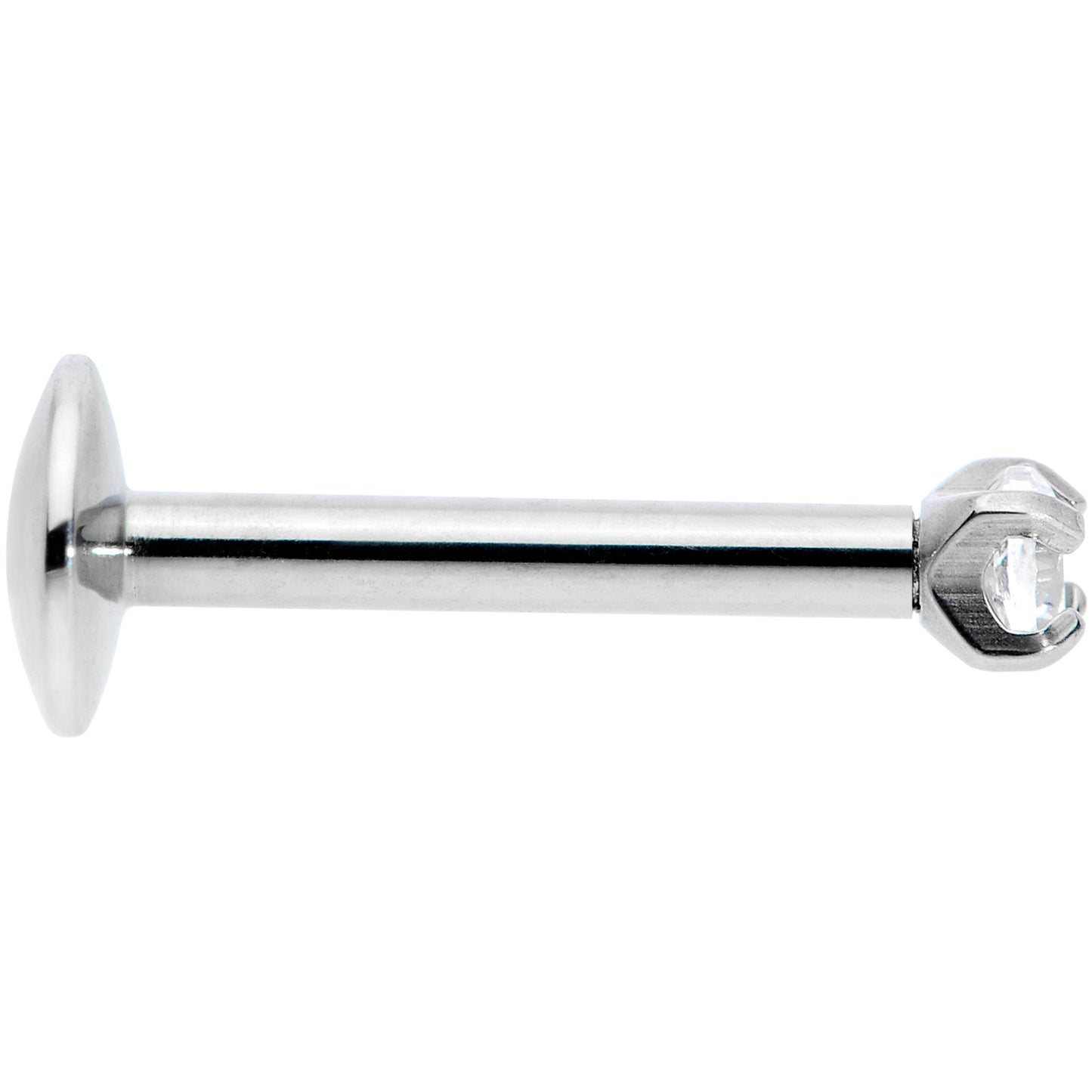 16G 5/16 2mm CZ G23 Titanium Internally Threaded Labret