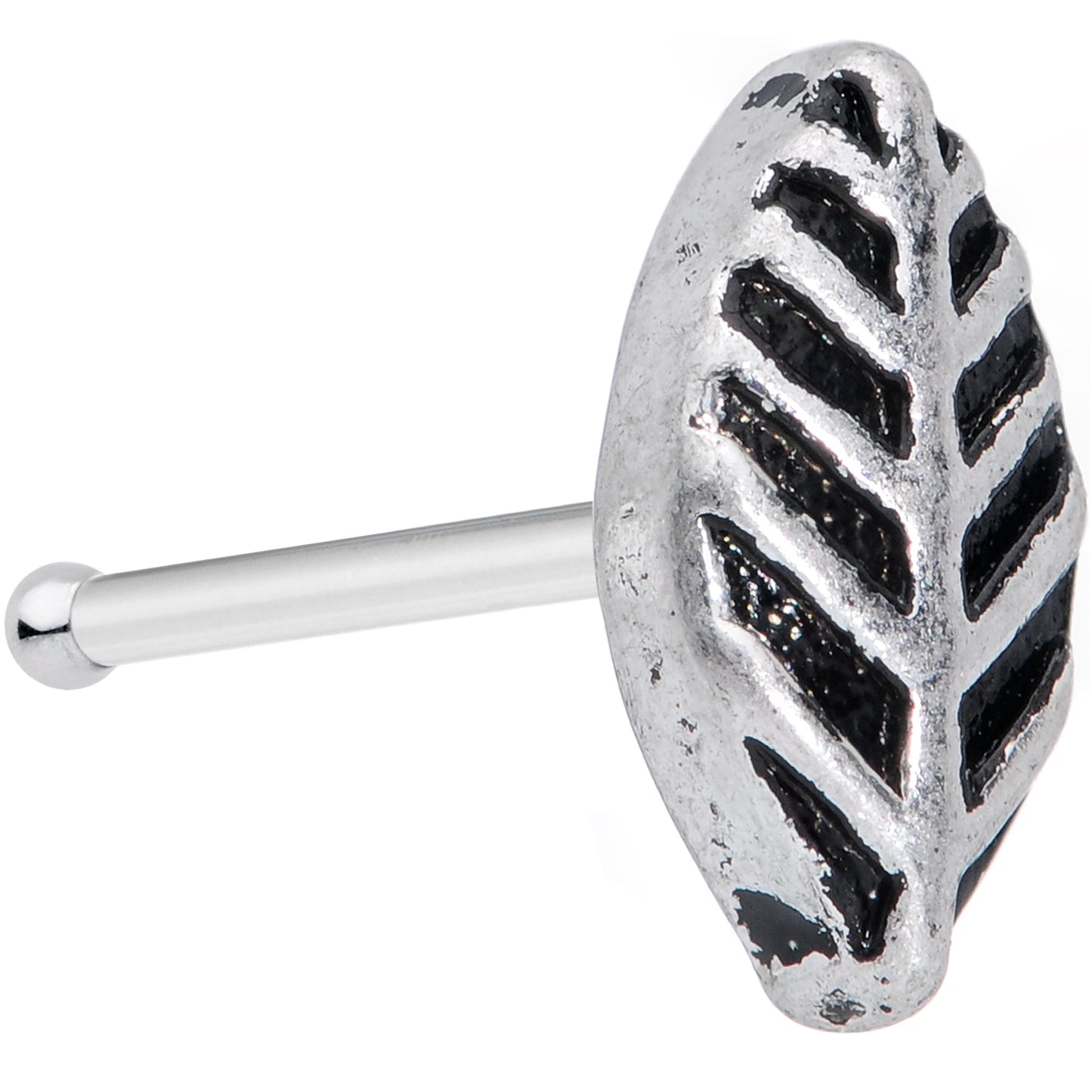 20G 5/16 Simple Feather Nose Bone