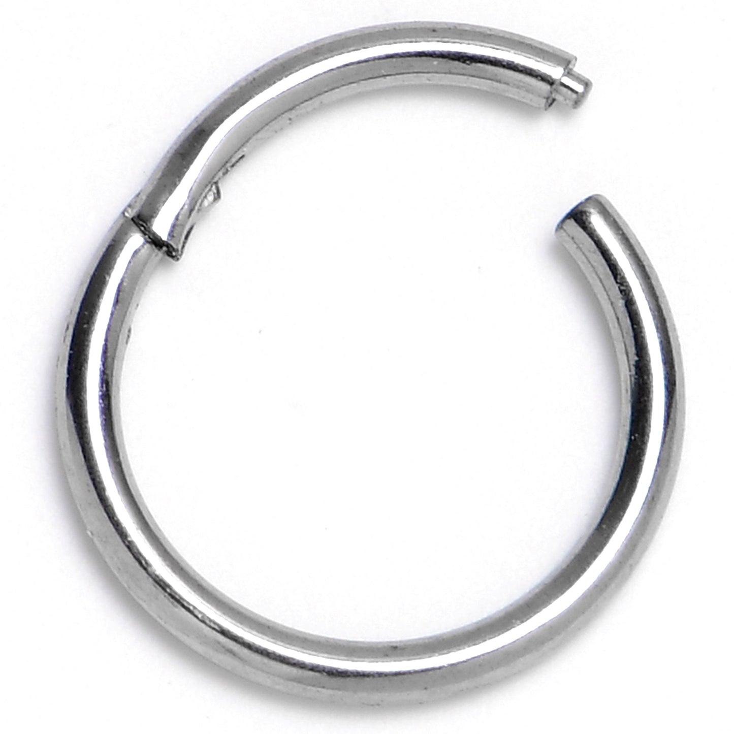 18G 5/16  ASTM F-136 Titainum Percision Hinged Segment Hoop
