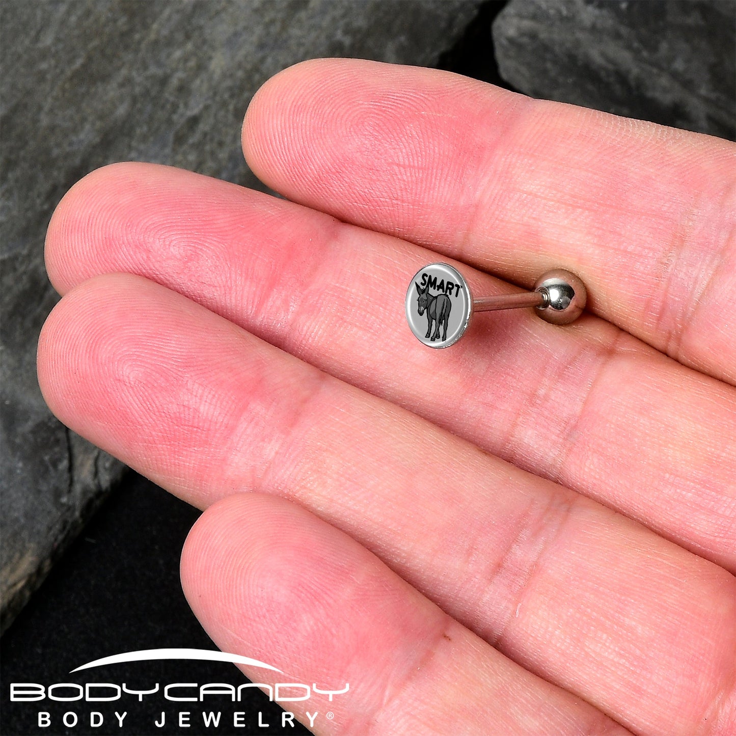 Donkey Smart Ass Barbell Tongue Ring by Onyx O