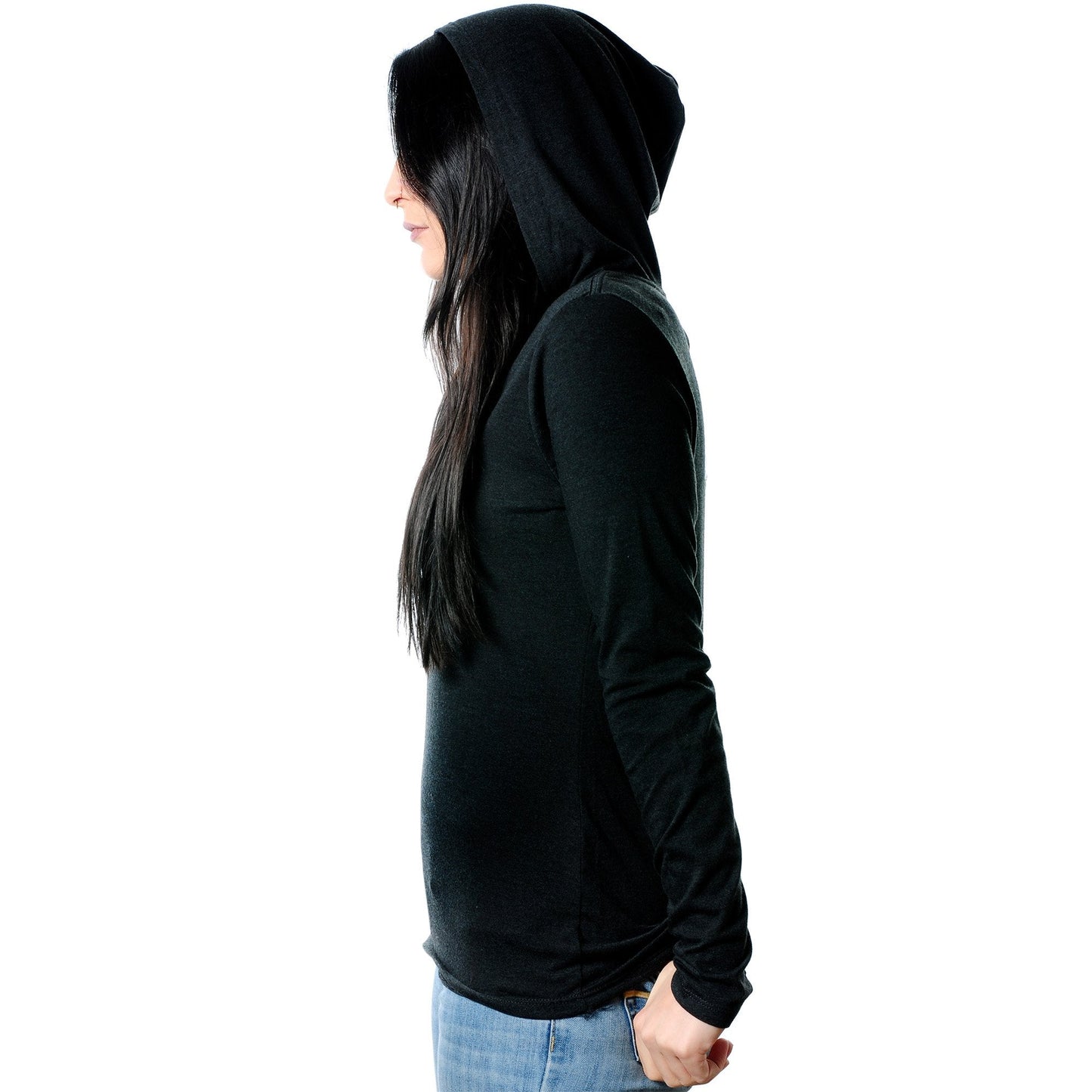 How About No Tapered Long Sleeve Hoodie