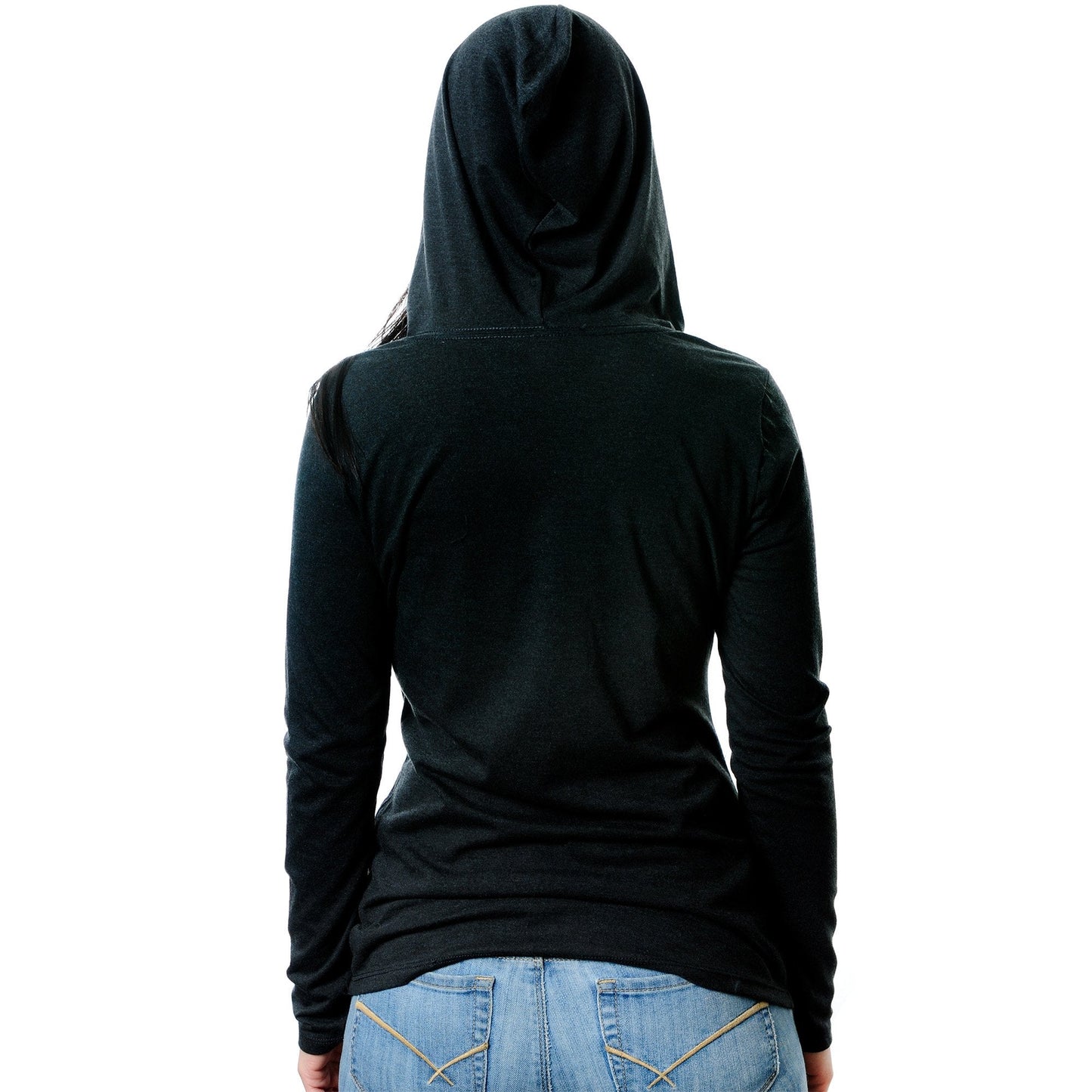 How About No Tapered Long Sleeve Hoodie