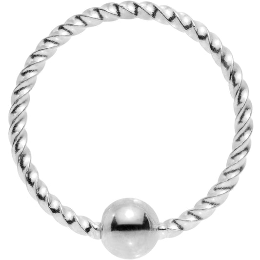 20G 5/16 So Twisted Captive Style Seamless Ring